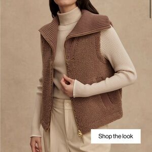 Varley - Aspen Gilet Vest - Ash Brown - Small - NWT